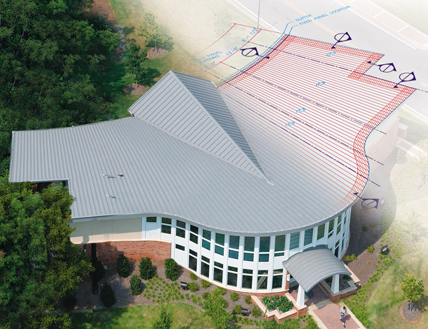 IMETCO engineers provided design support and custom detailing for this tapered metal roof on the Morrow, Georgia tourist center. IMETCO engineers provided design support and custom detailing for this tapered metal roof on the Morrow, Georgia tourist center.