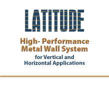 Latitude Horizontal and Vertical Metal Wall Panels