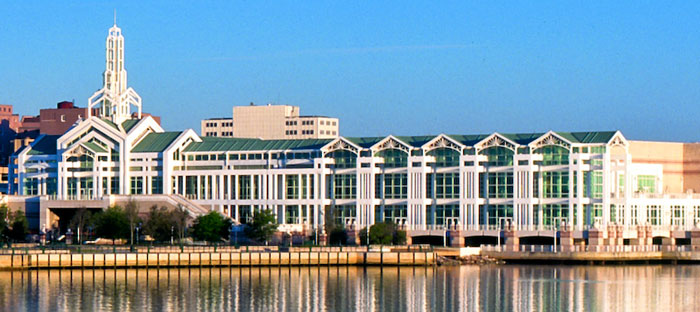 Series 300 metal roof protects the Mobile Convention Center from two decades of coastal storms and hurricanes
