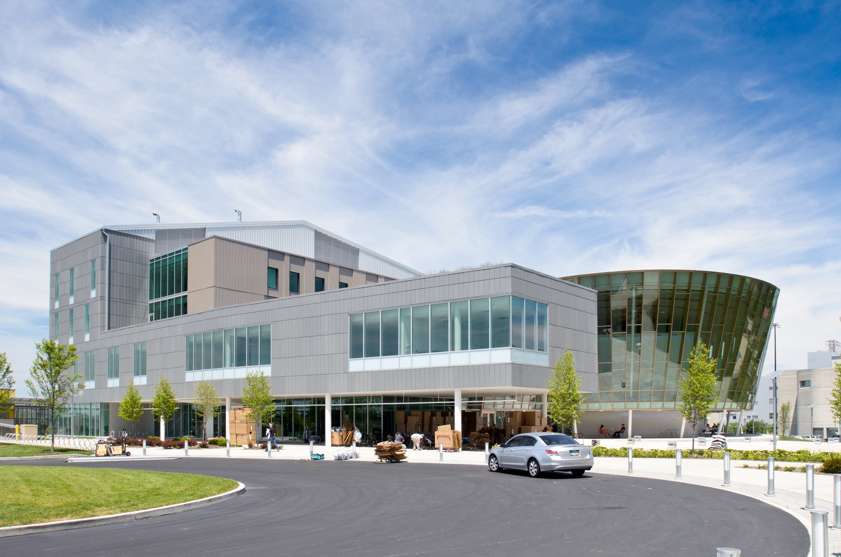 United Zinc Wall Panels on NKU Griffin Hall