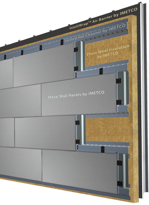 IntelliScreen Rainscreen Wall System from IMETCO